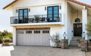 garage door residential - with windows & wooden decorative canyon ridge