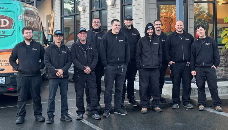 Friendly Technicians at Tedford Garage Doors Nanaimo